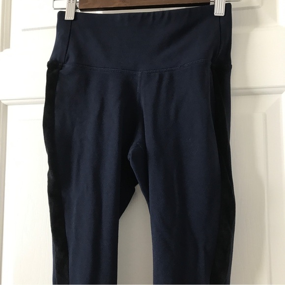 3/$15 Old navy active blue with black tuxedo stripe pants (P2) - Picture 5 of 9